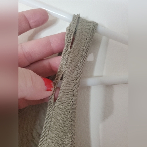 Roolee Knit Wideleg Jumpsuit Size Small Beige BoHo Nursing Friendly - Picture 5 of 10